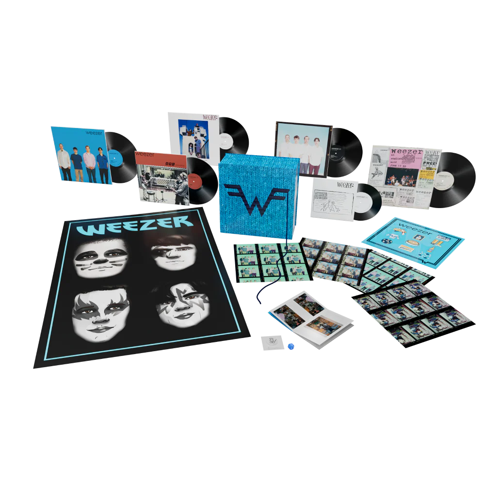 WEEZER blue album 30th BOX 3CD ポスター ZINE Amazon.com: Weezer (Blue 30th)[Super Deluxe 4 LP/10