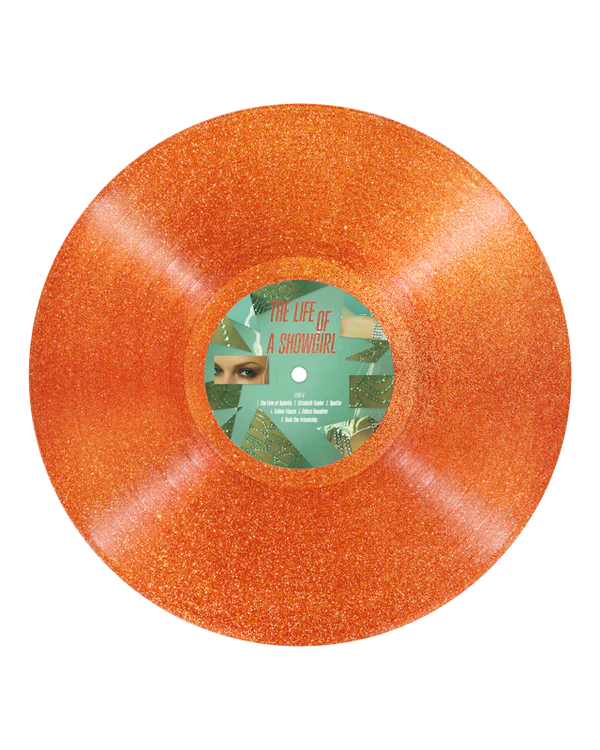 THE LIFE OF A SHOWGIRL: SWEAT AND VANILLA PERFUME PORTOFINO ORANGE GLITTER VINILO