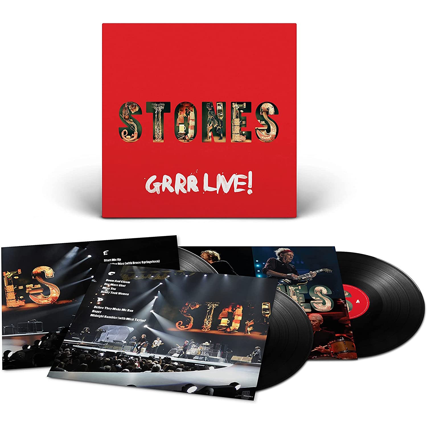 3LPs GRRR Live! - The Rolling Stones