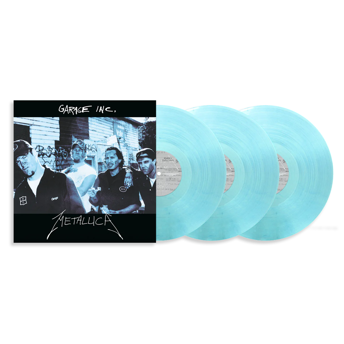 Garage Inc: Limited 'Fade To Blue' Vinyl 3LP - Importado