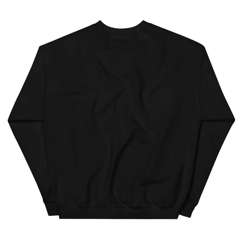 PREGUNTAS A LAS 11:11 Black Crewneck -BUZO
