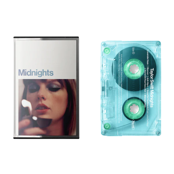 MIDNIGHTS: MOONSTONE BLUE EDITION CASSETTE - TAYLOR SWIFT