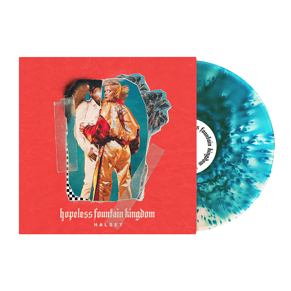 Hopeless Fountain Kingdom – Vinilo Transparente “Cloudy Clear” con Splatter Heavy Teal