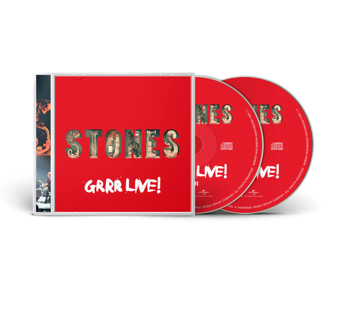 2CDs GRRR Live! - The Rolling Stones