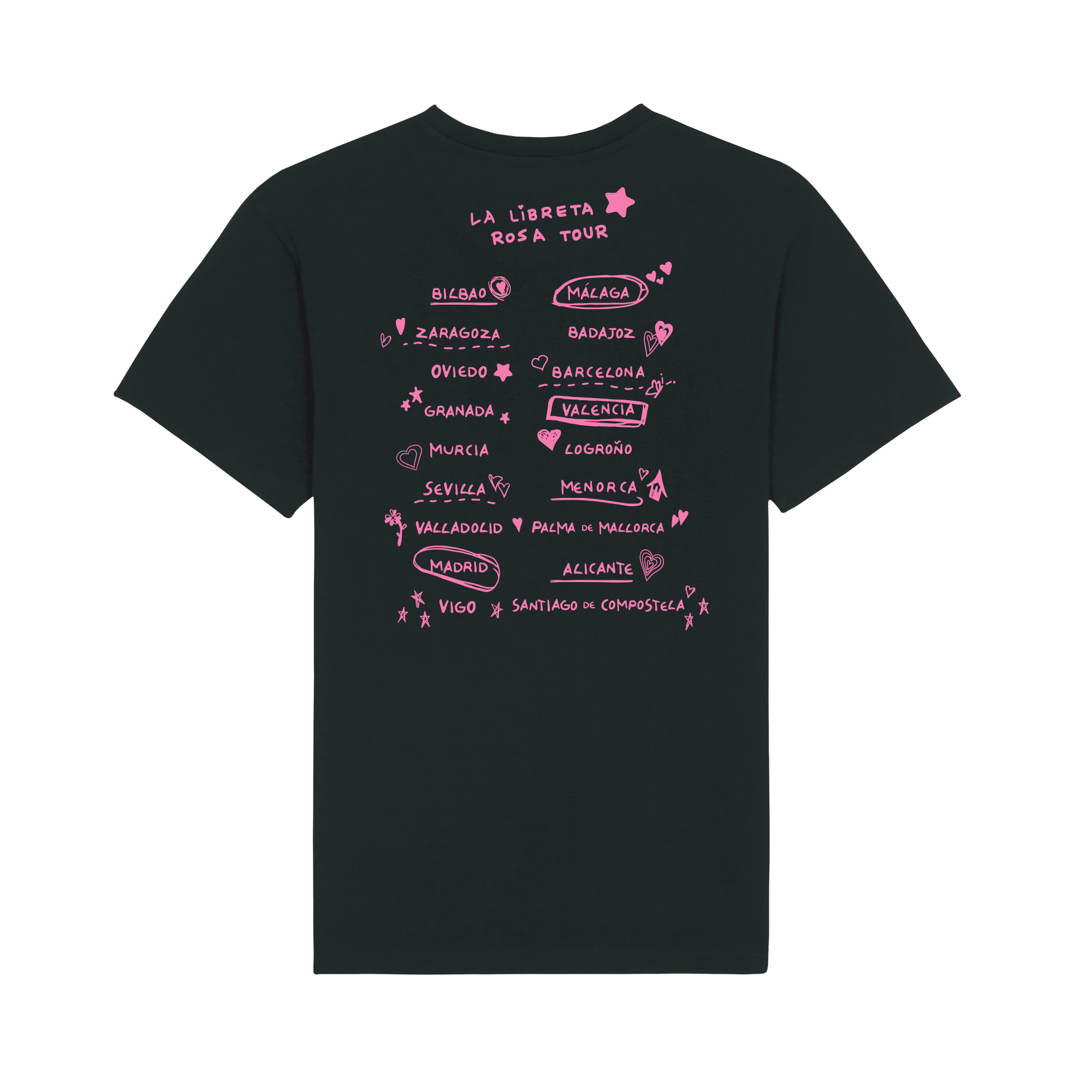 Remera Chiara "la libreta rosa tour"