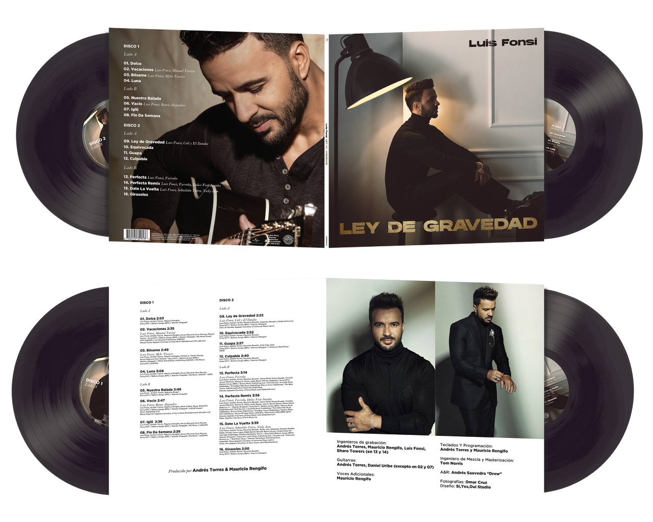 VINILO DOBLE - LEY DE GRAVEDAD - LUIS FONSI