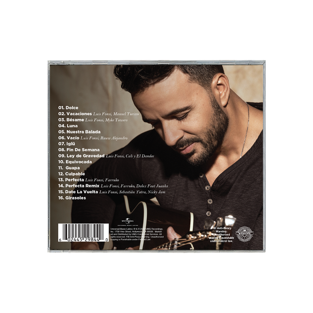 CD - LEY DE GRAVEDAD - LUIS FONSI