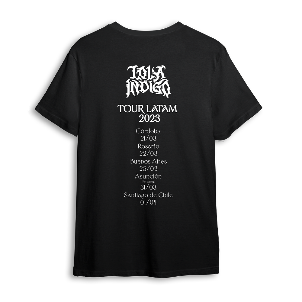 REMERA FOTOGRÁFICA TOUR LATAM - LOLA INDIGO